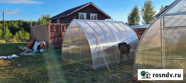 Теплицы. Доставляем уже с обшитыми торцами Урень - изображение 1