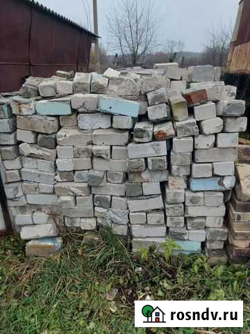 Кирпич белый б/у находиться с. карманово Железногорск - изображение 1