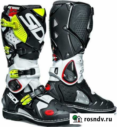 Мотоботы кроссовые Sidi Crossfire 2 Черно-желтые Котельники - изображение 1