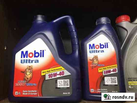 Масло моторное mobil Ultra 10W40 полусинтетическое Углич