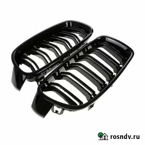 Решётки радиатора BMW M3 F30 F35 ноздри чёрный гля Рославль - изображение 1