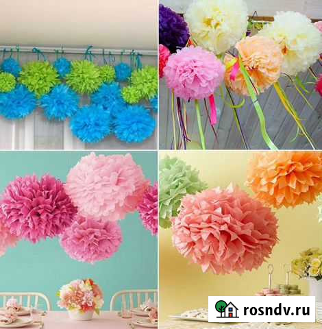 Изготовление больших цветов и др.изделий для оформ Комсомольск-на-Амуре - изображение 1