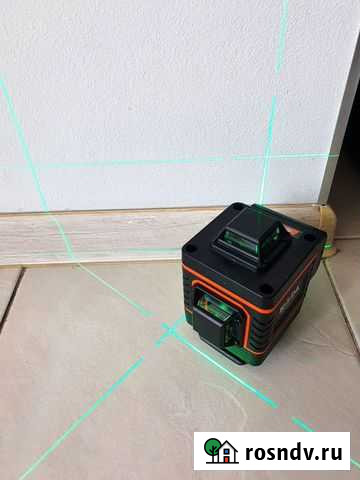 Лазерный уровень нивелир 4D/16 линий 360 (зеленый) Красногорск - изображение 1