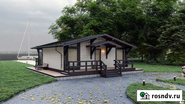 Дом фахверк 98 -из сип панелей от компании sipwall Владимир - изображение 1