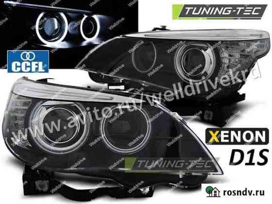 Фары BMW E60 E61 05-07 Xenon D1S AE ccfl черные Краснодар
