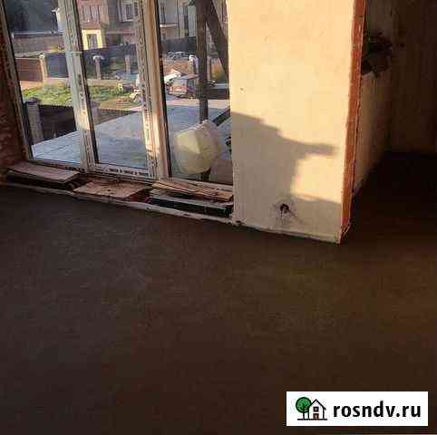 Полусухая стяжка пола полуручка Домодедово
