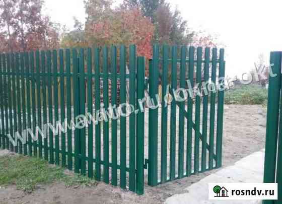Забор из евро штакетника Чишмы