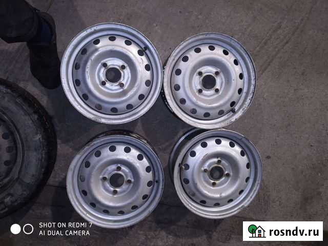 Диски штампованные r14 4/100 Новокузнецк - изображение 1