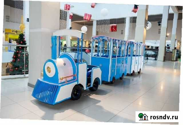 Аттракцион паровозик для парка и ТЦ Гатчина - изображение 1