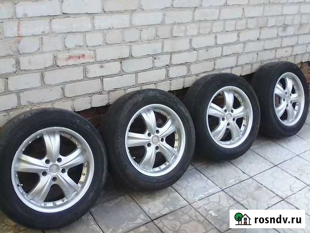 Комплект лета 225/60/17, 5/114,3, цо 67,1 Тамбов - изображение 1