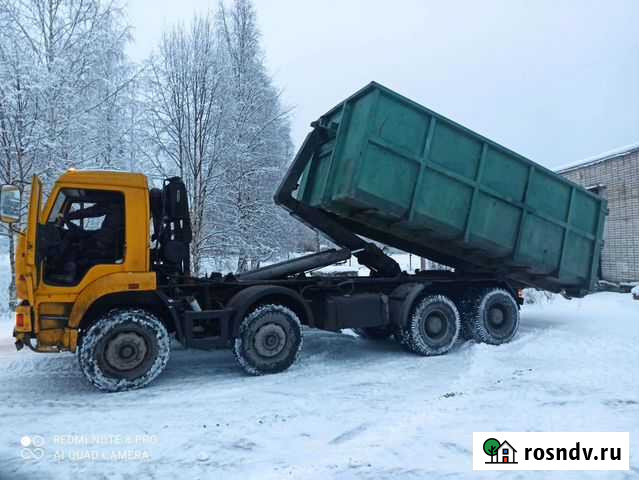 Вывоз мусора, пухто, контейнер, манипулятор Сортавала - изображение 1