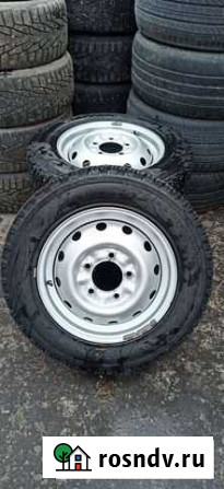 Зимняя резина Кама 175/80R16 на дисках Нива Йошкар-Ола - изображение 1