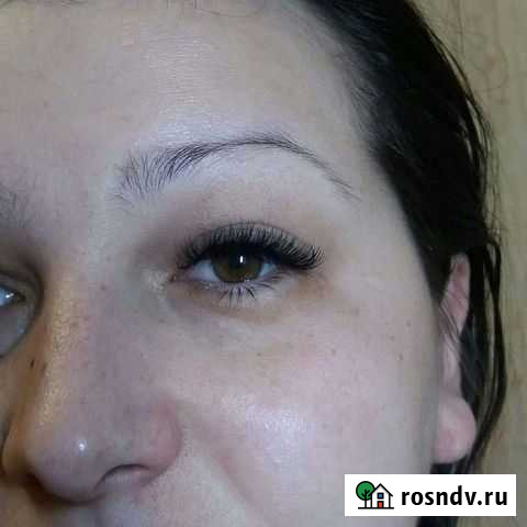Наращивание ресниц, оформление бровей Томск - изображение 1