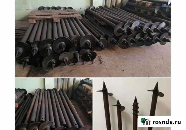 Винтовые сваи монтаж фундамент обвязка металл Кольцово - изображение 1