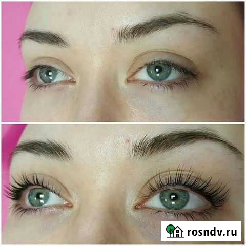 «Наращивание,ламинирование ресниц,оформление брове Нефтекамск - изображение 1