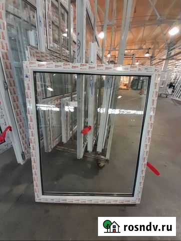 Окно Пластиковое. Глухое. 850*1340. Кромы Кромы - изображение 1