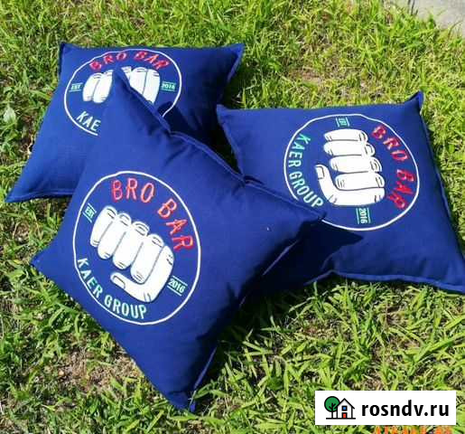 Подушка с вышивкой Краснодар - изображение 1