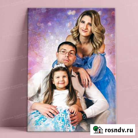 Печать фото на холсте, портреты по фото, картины Астрахань - изображение 1