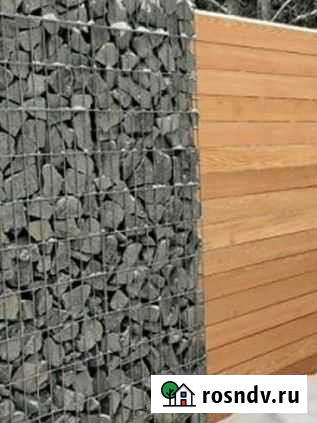 Габионы, сварная оцинкованная сетка для забора Сосногорск - изображение 1