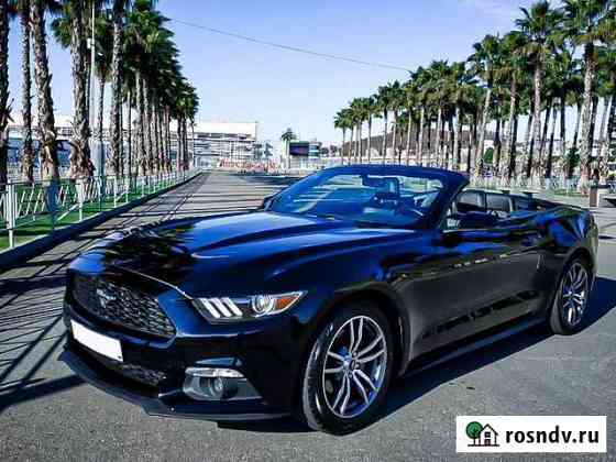 Аренда Ford Mustang без водителя черный Сочи