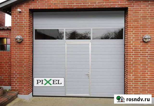 Автоматические секционные гаражные ворота Гудермес - изображение 1