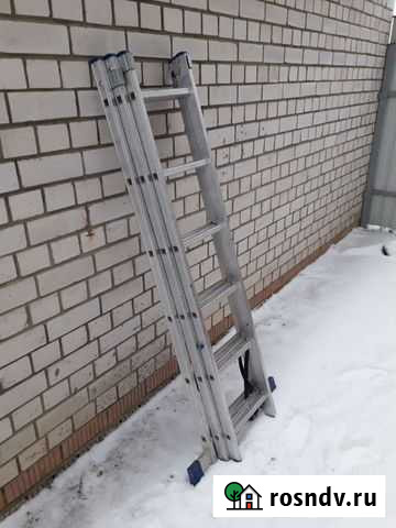 Лестница раздвижная алюминиевая бу Тейково - изображение 1