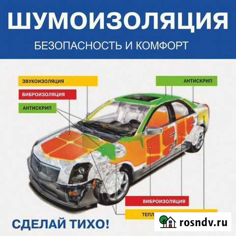 Шумоизоляция, вибропласт, сплен, битопласт, гермет Липецк - изображение 1