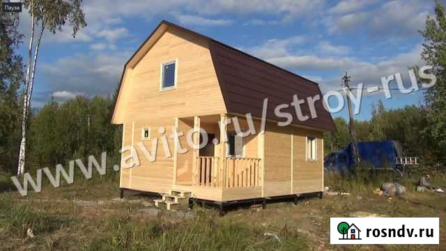 Каркасный Дом 6.0х7.0м. с мансардой (Видео) Толмачево - изображение 1