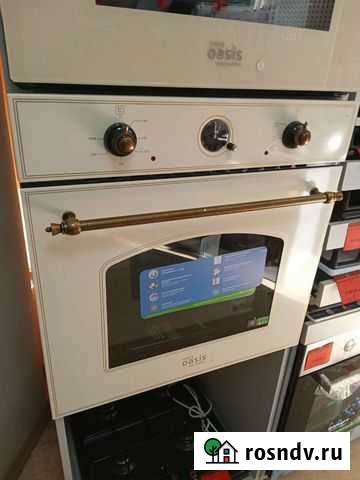 Духовой шкаф Oasis D-MER бежевая ретро новая Батайск - изображение 1