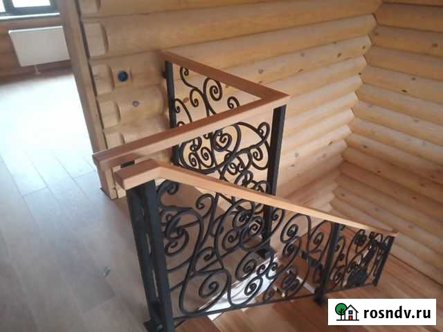Лестница на второй этаж (каркас +ступени+перила) Давлеканово - изображение 1
