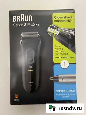 Бритва электрическая Braun S3 Новомосковск - изображение 1