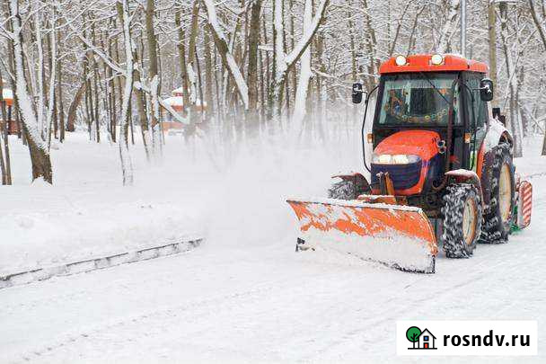 Расчистка, уборка снега. Трактор, погрузчик, лопат Алексин - изображение 1