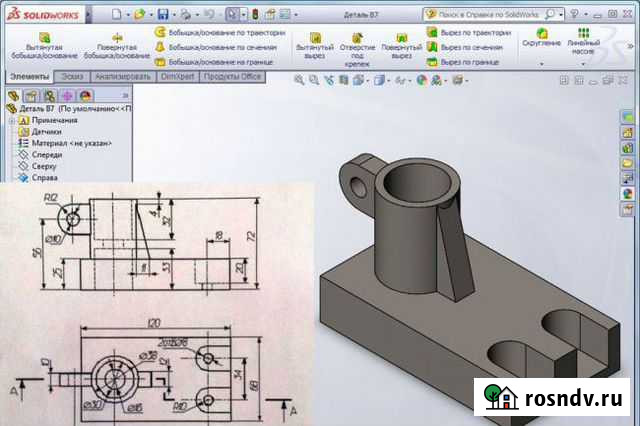 Чертежи, 3D-модели в Компасе,SolidWorks,NX Казань - изображение 1