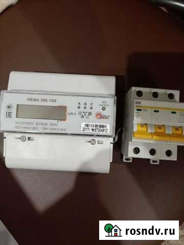 Счетчик и автомат 3 фазы Кингисепп - изображение 1
