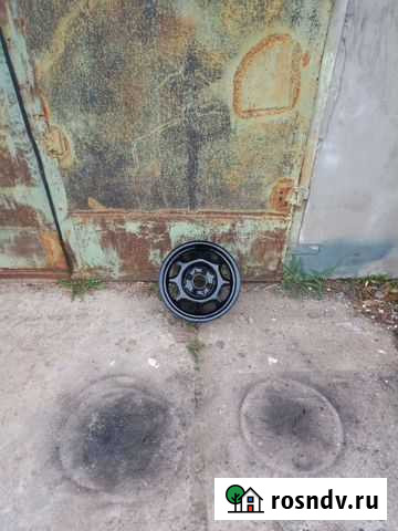 Штампованный диск R13 4*100 Выкса - изображение 1