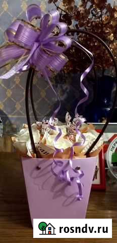 Букеты из мыльных роз с конфетами Истра - изображение 1