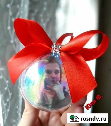 Елочные игрушки с фото Старый Оскол - изображение 1