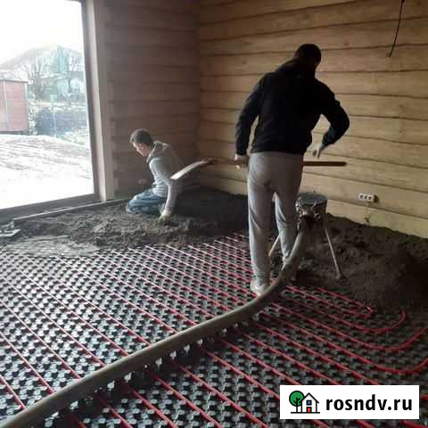 Механизированная полусухая стяжка пола Мытищи - изображение 1