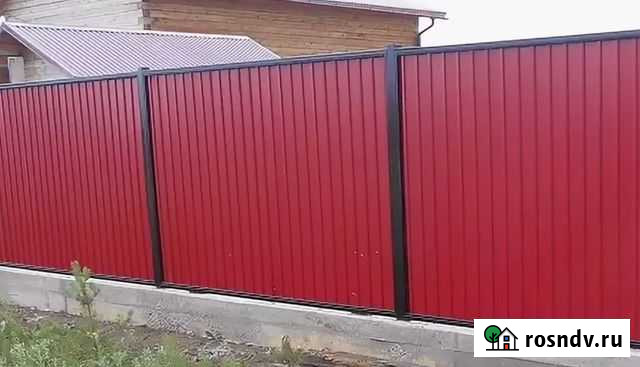 Забор из доски / профлиста, беседки, лестницы Улан-Удэ - изображение 1