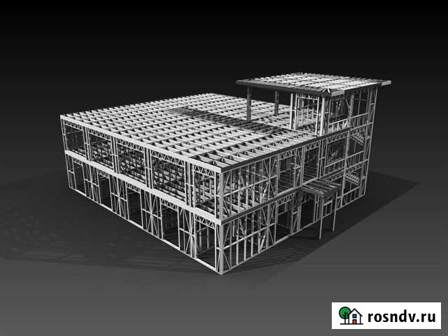 Лстк каркас 2-х этажной гостиницы на 14 номеров Феодосия - изображение 1