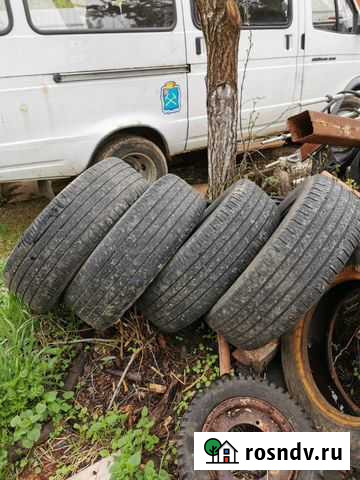 Комплект подуставших шин Подольск - изображение 1