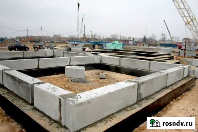 Блок для Фундамента фбс Доставка 1200-500-600 М260 Арзамас - изображение 1