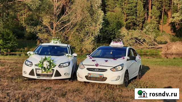 Свадебные украшения на машину аренда Мишкино - изображение 1