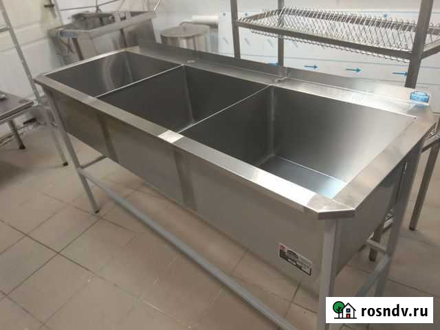 Моечная ванна для общепита з-х секционная (новая) Брянск - изображение 1