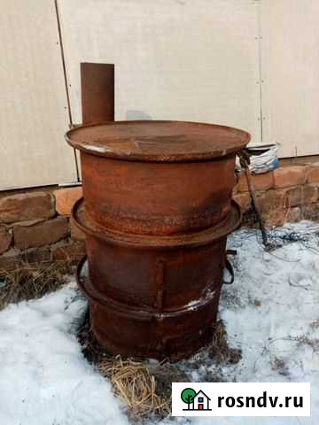 Печь Буржуйка для гаража Кызыл - изображение 1