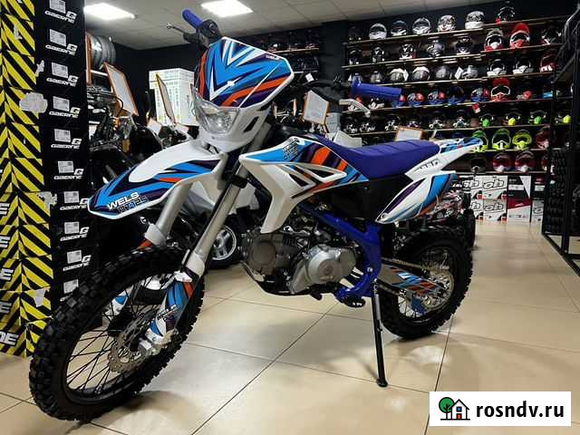 Питбайк Wels RT125E 17/14 синий Краснодар - изображение 1