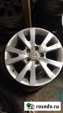 Диск литой R16 (5*114,3) Мазда 3 Краснодар - изображение 1