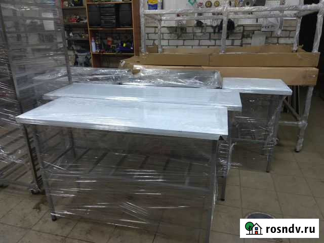 Стол нержавеющий 1500 мм х 600 мм Брянск - изображение 1