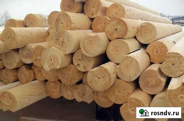 Бревно оцилиндрованное от производителя Киров Слободской - изображение 1