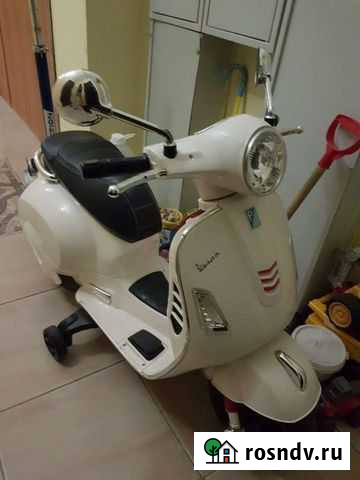 Электромотороллер Vespa детский Красногорск - изображение 1